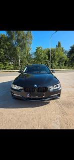 BMW 316d luxury line, Achterwielaandrijving, Zwart, Leder, 5 deurs
