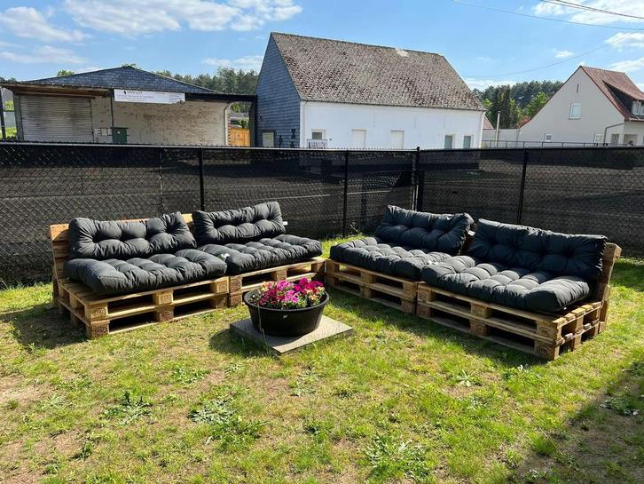 EUROPALLET LOUNGE TE KOOP !!, Jardin & Terrasse, Accessoires mobilier de jardin, Utilisé, Enlèvement