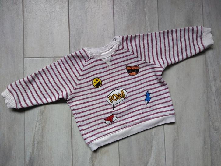★ M80/86 - Trui Zara, Kinderen en Baby's, Babykleding | Maat 80, Zo goed als nieuw, Jongetje, Truitje of Vestje, Ophalen of Verzenden