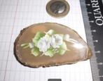 handgeschilderde broche in agaat, Bijoux, Sacs & Beauté, Broches, Enlèvement ou Envoi