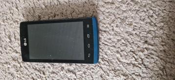 LG blauwe mobiele telefoon beschikbaar voor biedingen