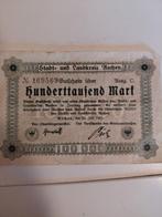 Duitse Mark 1923, Postzegels en Munten, Ophalen of Verzenden, Duitsland, Los biljet