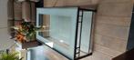 salontafel in glas met metalen frame, Ophalen