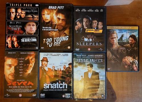 DVD - Brad Pitt - 9 films, Cd's en Dvd's, Dvd's | Actie, Gebruikt, Ophalen of Verzenden