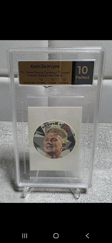 Panini+Euro 2016+KDB+Tatouage+NO PSA 10+DE BRUYNE, Enlèvement ou Envoi, Neuf, Affiche, Image ou Autocollant