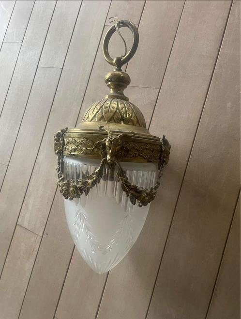 Superbe lampe goutte vintage – Artisanale des années 1930, Antiek en Kunst, Antiek | Verlichting, Ophalen