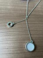 Fijne halsketting, Ophalen, Met strass, Nieuw, Zilver