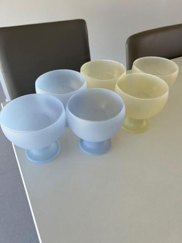Ijscoupes 6 stuks, Huis en Inrichting, Keuken | Servies, Ophalen, Gebruikt, Glas