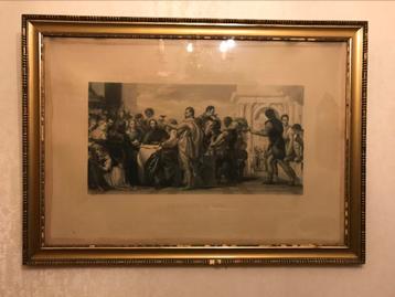 Lithografie het schilderij van Verones „The Wedding at Cana” beschikbaar voor biedingen