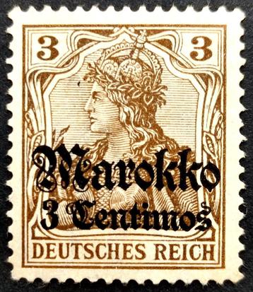 Deutsches Reich: Germania opdruk "Marokko" 1899-1919 beschikbaar voor biedingen