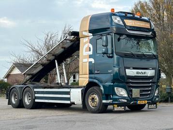 DAF XF 530 2019!SEILABROLLER!ROLLOFFTIPPER! (bj 2019), Auto's, Blauw, Bedrijf, DAF, Te koop