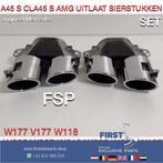 W118 C118 X118 CLA 45 S UITLAAT SIERSTUKKEN SET CHROOM origi