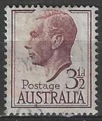 Australie 1950/1952 - Yvert 183 - Koning Georges VI (ST), Timbres & Monnaies, Timbres | Océanie, Affranchi, Envoi