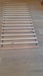 Lattenbodem 90x200 Ikea oprolbaar hout, Ophalen, Zo goed als nieuw