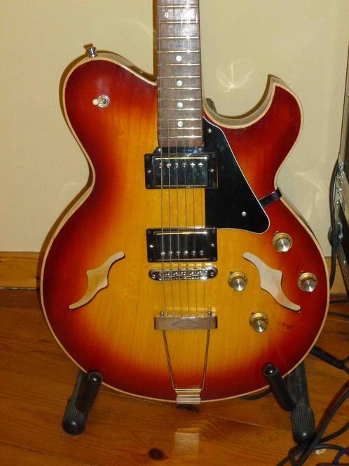 Gordon Smith Galaxy semi-acoustic, Muziek en Instrumenten, Snaarinstrumenten | Gitaren | Elektrisch, Zo goed als nieuw, Hollow body