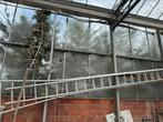 Lange dubbele ladder, Doe-het-zelf en Bouw, Ladders en Trappen, Ophalen of Verzenden, Zo goed als nieuw, Ladder