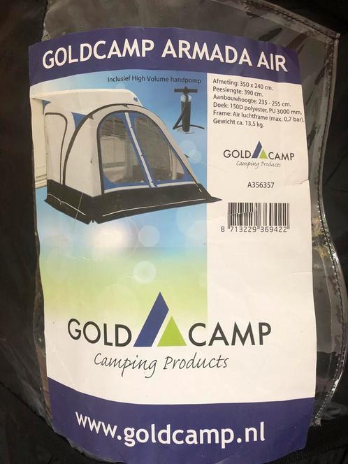 Goldcamp Armada Air 390 bustent, Caravans en Kamperen, Voortenten en Luifels, Zo goed als nieuw, Ophalen of Verzenden