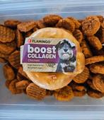 Snack Boost Ring Met Kip Collageen 75 Gram // 10cm -Flamingo, Ophalen of Verzenden