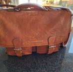 Prachtige lederen boekentas in leder, Enlèvement ou Envoi, Utilisé