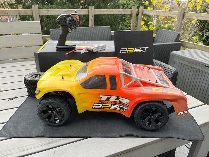 TLR 22 Losi SCT — Zeer goede conditie, Hobby en Vrije tijd, Modelbouw | Auto's en Voertuigen, Gebruikt, Auto, Overige merken, Ophalen of Verzenden