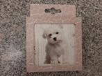 Nieuw  6 houten onderleggers Malteser, Boeken, Ophalen of Verzenden, Nieuw, Honden