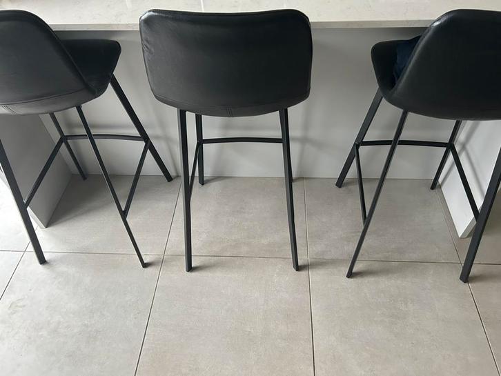 3 barkrukken, Maison & Meubles, Tabourets de bar, Comme neuf, 3 tabourets, Enlèvement