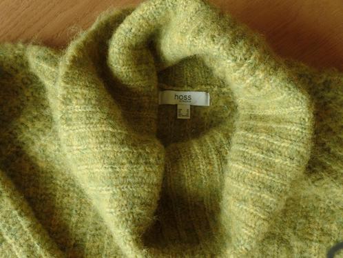 Gebreide trui merk Hoss, Kleding | Dames, Truien en Vesten, Zo goed als nieuw, Maat 38/40 (M), Groen, Ophalen