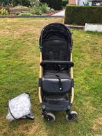Buggy Momi Zwart, opvouwbaar tot trolly + regenhoes, Ophalen, Gebruikt, Overige merken, Verstelbare rugleuning