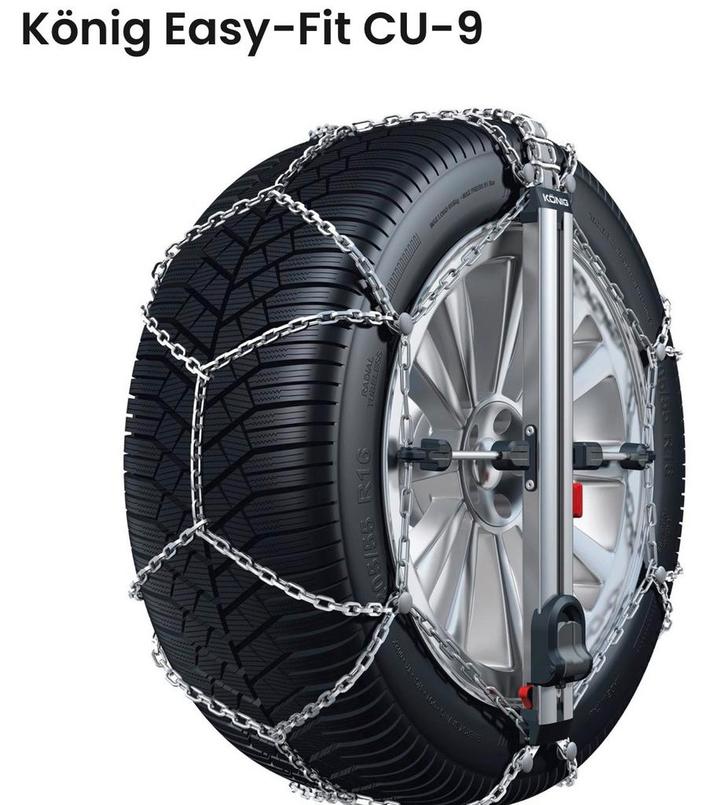 Sneeuwkettingen, Autos : Divers, Chaînes, Comme neuf, Enlèvement