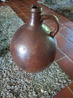 Grote bruine stenen pot, Ophalen