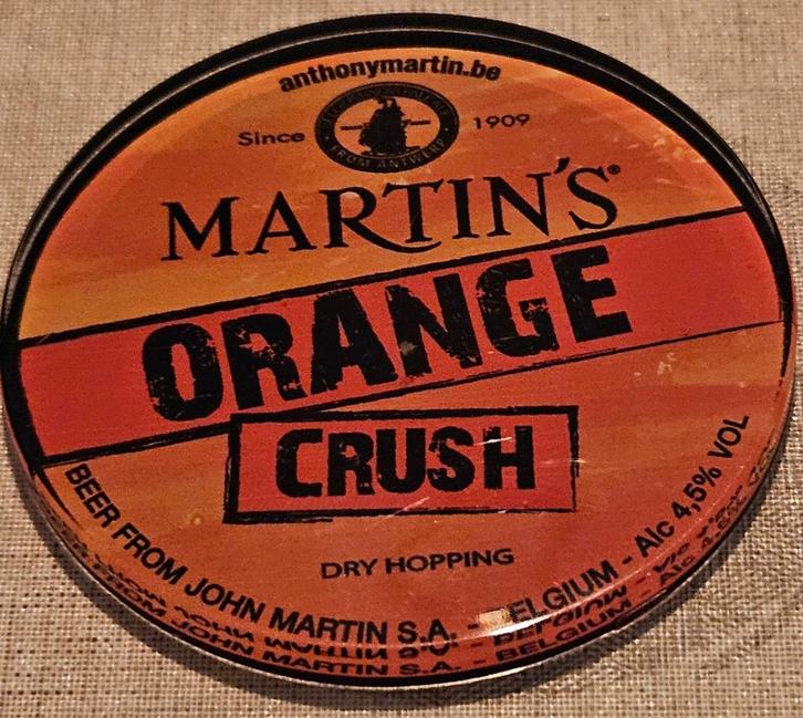 Martin's Orange Crush Beer Rider
L'image, Collections, Marques de bière, Comme neuf, Enlèvement ou Envoi