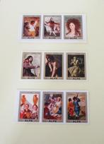 9 ongestempelde postzegels Alpe (Espagne) postfris, Postzegels en Munten, Postzegels | Europa | België, Kunst, Ophalen of Verzenden