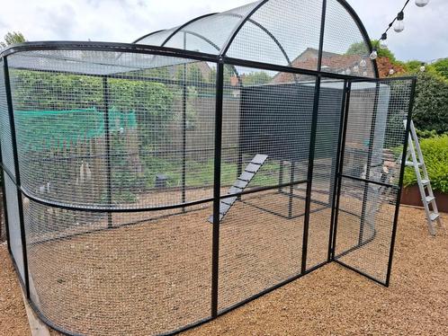 Kippenhokken , kippenrennen op maat, eigen atelier, Dieren en Toebehoren, Vogels | Hokken en Kooien, Zo goed als nieuw, Aluminium