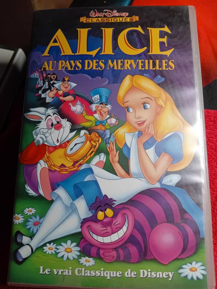 Cassette VHS Originale "Alice aux pays des Merveilles", CD & DVD, VHS | Film, Utilisé, Autres genres, Tous les âges, Enlèvement ou Envoi