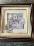 4 seizoen schilderijtjes, Antiek en Kunst, Ophalen