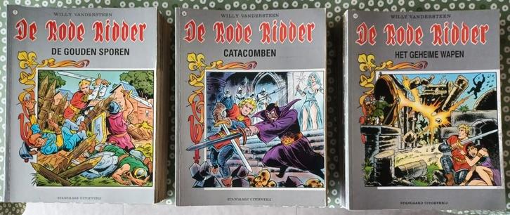 Lot strips 61 stuks rode ridder grijze gekleurde reeks, Livres, BD, Enlèvement ou Envoi