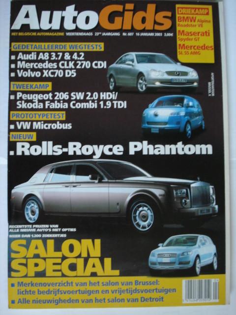 AutoGids 607, Livres, Autos | Brochures & Magazines, Utilisé, Général, Envoi