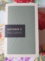 Paul Koeck 'Notaris X' boek, Boeken, Ophalen of Verzenden, Zo goed als nieuw