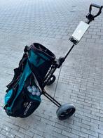 Golftas met golftrolley, Sport en Fitness, Ophalen of Verzenden, Golfkar, Overige merken