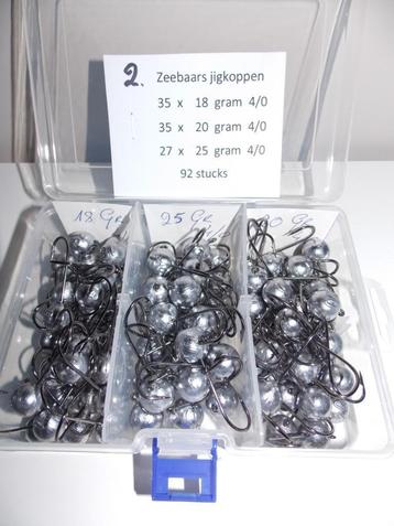Zeebaars loodkoppen  beschikbaar voor biedingen