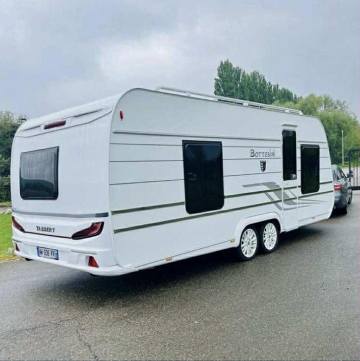 Caravane TABBERT Botesini 5.90m 4/2021 airco douche, Caravanes & Camping, Caravanes, Entreprise, jusqu'à 5, Tabbert, 4 à 5 mètres