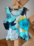 Topje Passport maat: XL of L/M, Kleding | Dames, Topjes, Passport, Blauw, Maat 42/44 (L), Ophalen of Verzenden