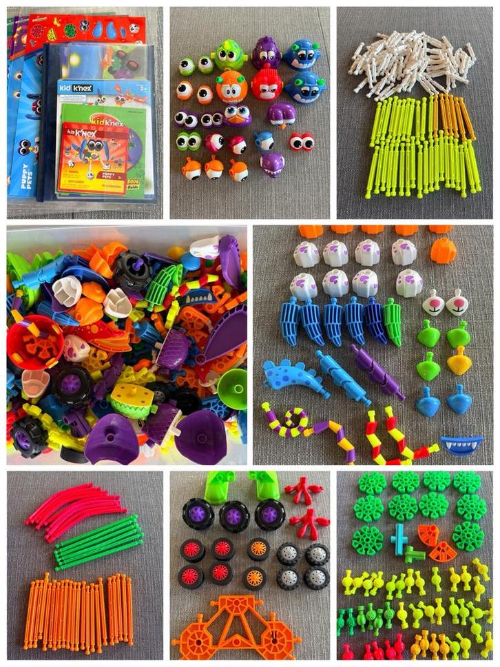 Grote box Kid K’nex, Kinderen en Baby's, Speelgoed | Bouwstenen, Zo goed als nieuw, K'nex, Ophalen of Verzenden