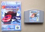 Rush 2 Extreme Racing USA voor de Nintendo 64 + boekje, Games en Spelcomputers, Games | Nintendo 64, Ophalen of Verzenden, Gebruikt