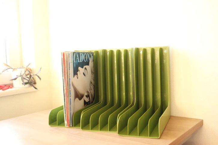Retro LP / Platenhouder voor vinylplaten, Collections, Rétro, Enlèvement ou Envoi