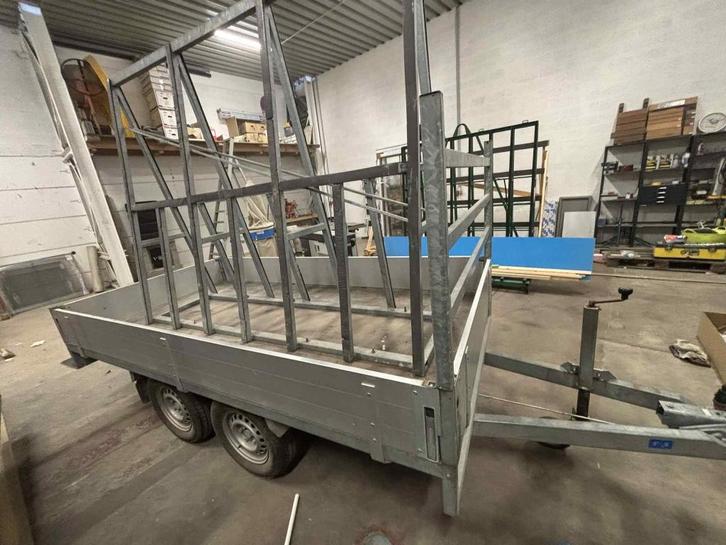 Remorque double essieux freiner, Auto diversen, Aanhangers en Bagagewagens, Gebruikt, Ophalen