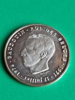 1976 Belgique 250 francs argent version française, 5 droit, Monnaie en vrac, Argent, Argent, Envoi