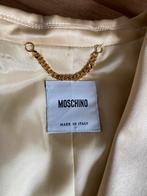 Vintage Moschino blazer in zijde en wol IT 44, Jasje, Beige, Maat 42/44 (L), Ophalen of Verzenden