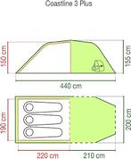 Coleman Coastline tent voor 3 personen GRATIS LEVERING, Verzenden, -, Nieuw, -
