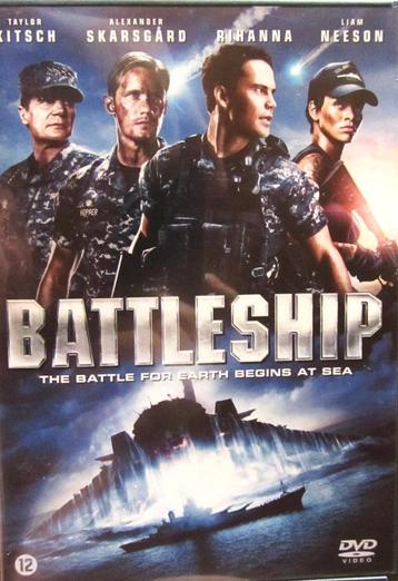 DVD ACTIE/SF- BATTLESHIP, THE BATTLE FOR EARTH BEGINS AT SEA beschikbaar voor biedingen